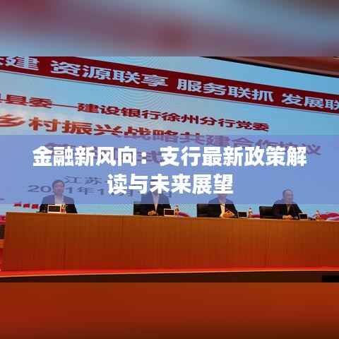 金融新风向：支行最新政策解读与未来展望
