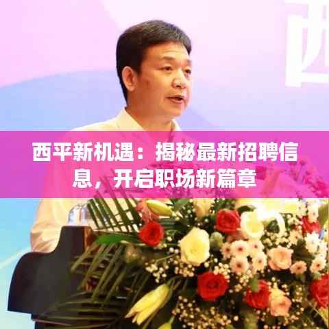 西平新机遇：揭秘最新招聘信息，开启职场新篇章