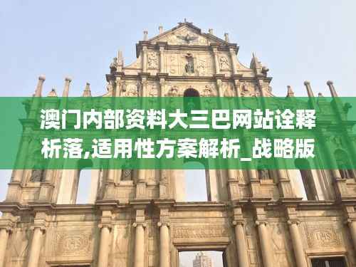 澳门内部资料大三巴网站诠释析落,适用性方案解析_战略版8.336