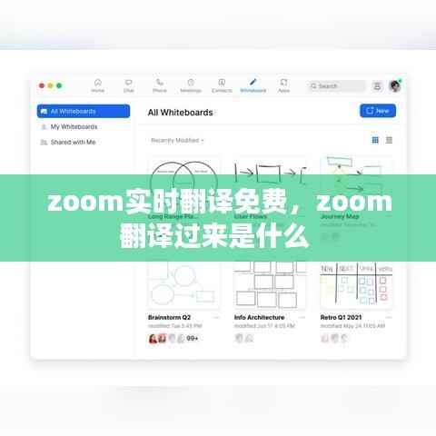zoom实时翻译免费,zoom翻译过来是什么