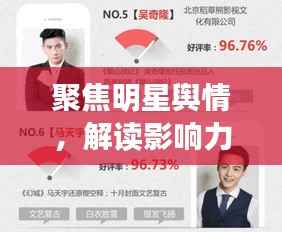 聚焦明星舆情，解读影响力背后的公众关注焦点