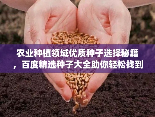 农业种植领域优质种子选择秘籍,百度精选种子大全助你轻松找到最佳种植伙伴