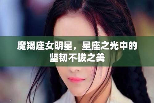 魔羯座女明星,星座之光中的坚韧不拔之美