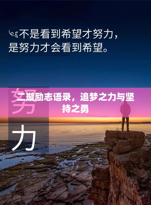 二璇励志语录,追梦之力与坚持之勇